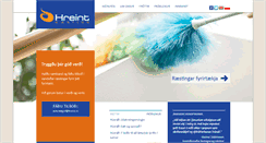Desktop Screenshot of hreint.is
